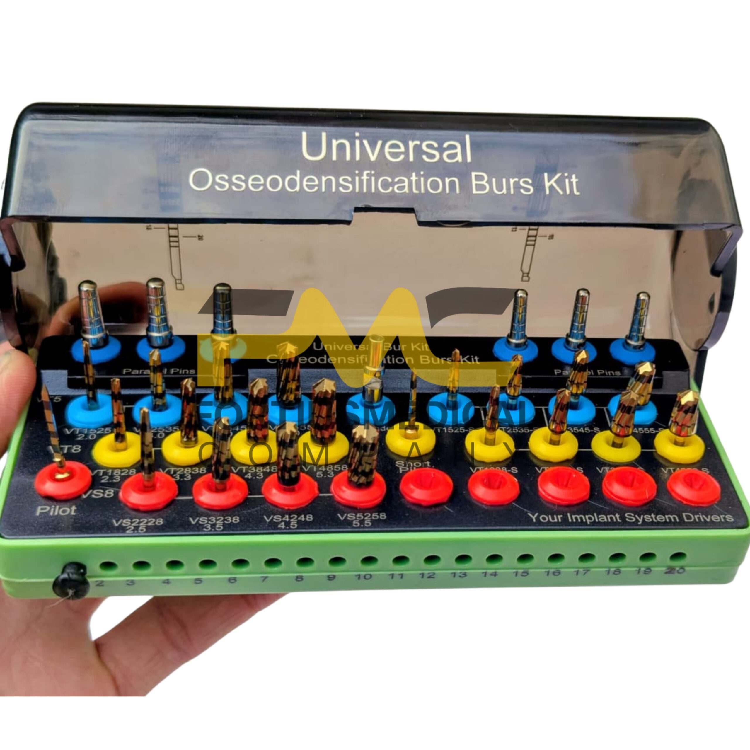 Universal Osseodensification Bur Kit