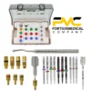 Dental Implant Fixture Fractured Screw Removal Kit Remover Drill Driver GuideKit